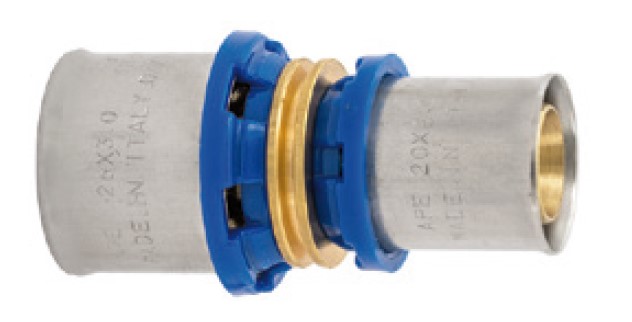 Kirchhoff Messing verloopstuk blank 26 mm x 16 mm perskoppeling voor meerlagenbuis 988711255