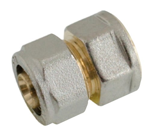 Kirchhoff Messing overgangsstuk vernikkeld 20 mm x 1 2"IT klemkoppeling voor meerlagenbuis 988903355