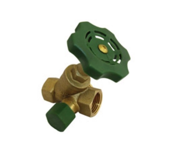 Kirchhoff Y-type afsluiter, 1", met aftapkraan - 989194055