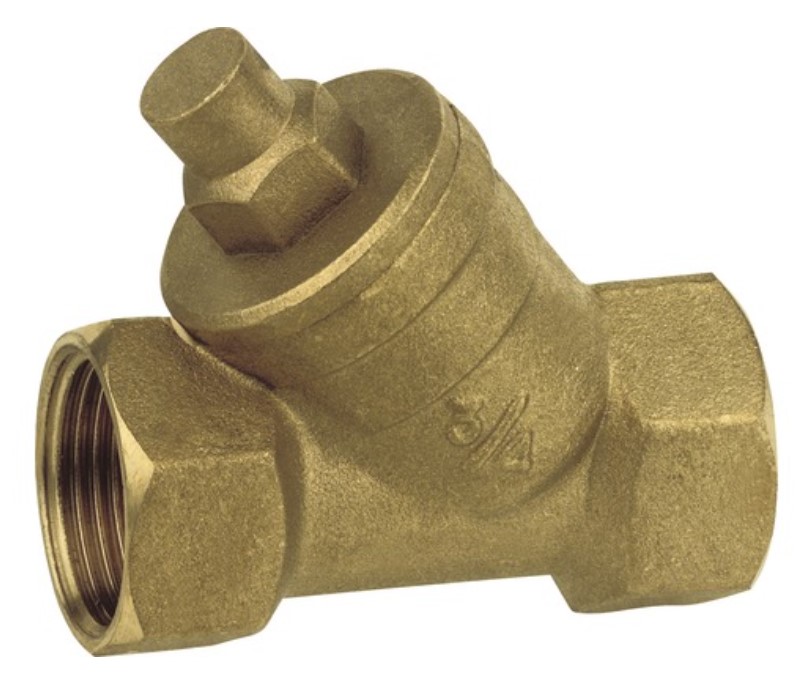 Kirchhoff Rood messing terugslagklep 1"IT x 1"IT x 1" met veer 989197355