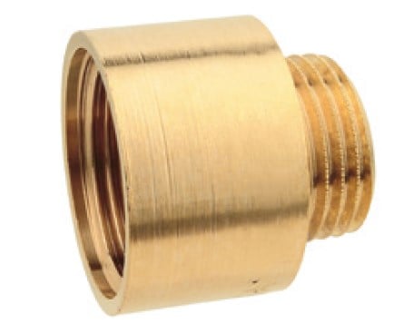 Kirchhoff Messing kraanverlengstuk blank 1 2" x 100 mm 989317555