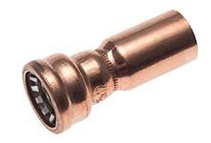 Kirchhoff Koperen reduceernippel blank 18 mmA x 15 mm 1 Muffe (S243) 989475217