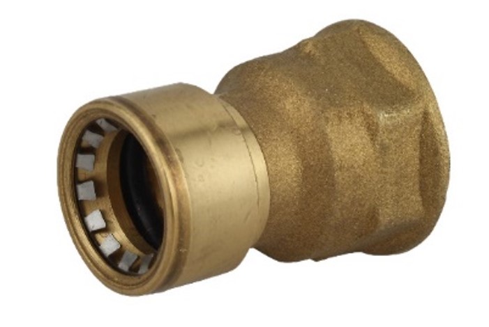 Kirchhoff Messing overgangsdop, blank, 22 mm x 3/4"IT, 1 socket, (S270g) - 989477317