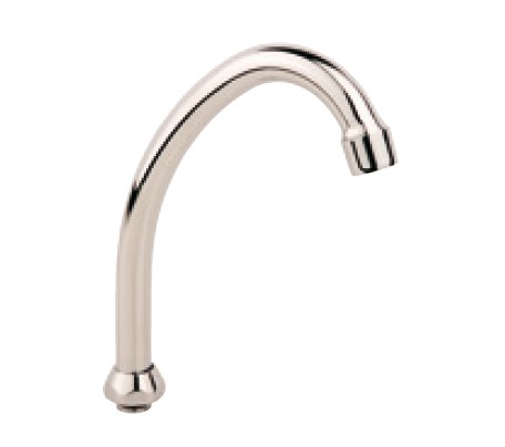 Kirchhoff Buisuitloop lagedruk, chroom, 3/4" x 165 mm - 98953118