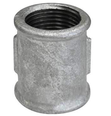 Kirchhoff Smeedbaar gietijzeren dubbele sokkel verzinkt 1"IT (270) 989743055