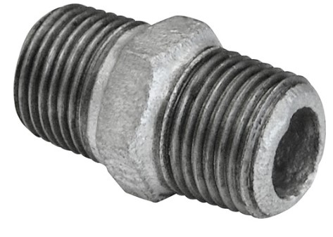 Kirchhoff Dubbele nippel van smeedbaar ijzer verzinkt 3 4"ET (280) 989782055