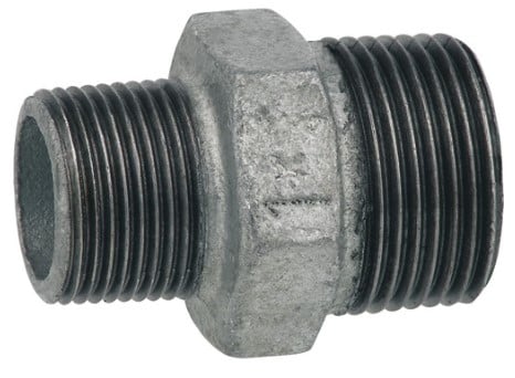 Kirchhoff Reduceerkoppeling van smeedbaar ijzer, verzinkt, 3/4"ET x 1/2"ET, (245) - 989792055