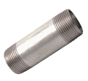 Kirchhoff Smeedijzeren pijpnippel, verzinkt, 3/8" x 200 mm, (23) - 989818955
