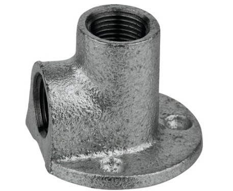 Kirchhoff Smeedbaar ijzer hoek muurplaat verzinkt 1 2"IT (471) 989837055