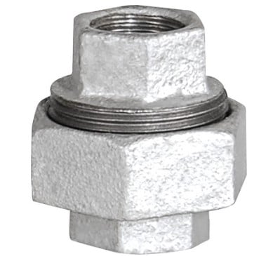 Kirchhoff Smeedbare ijzeren schroefaansluiting verzinkt 3 4"IT vlak afgedicht (330) 989842055