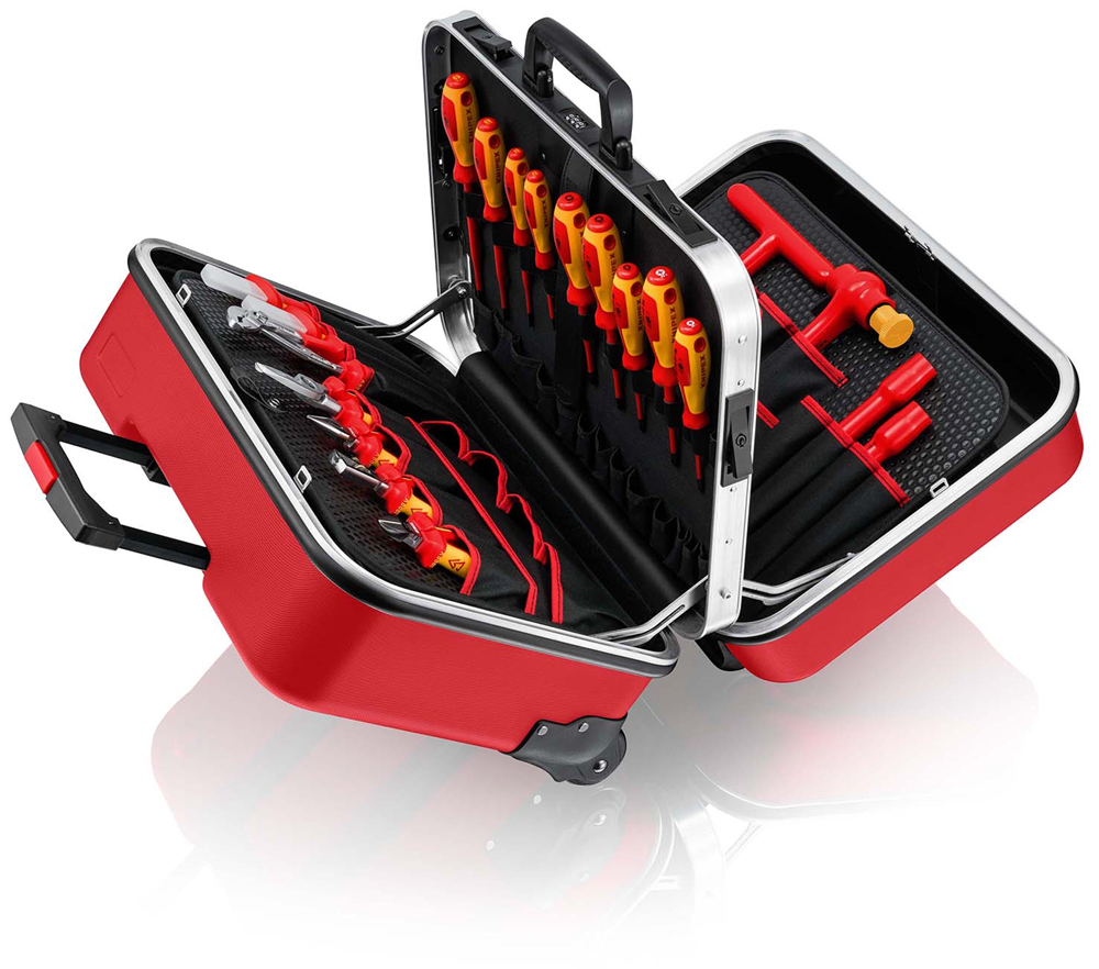 Knipex Gereedschapskoffer "BIG Twin Move RED" Elektrotechniek - 98 99 15