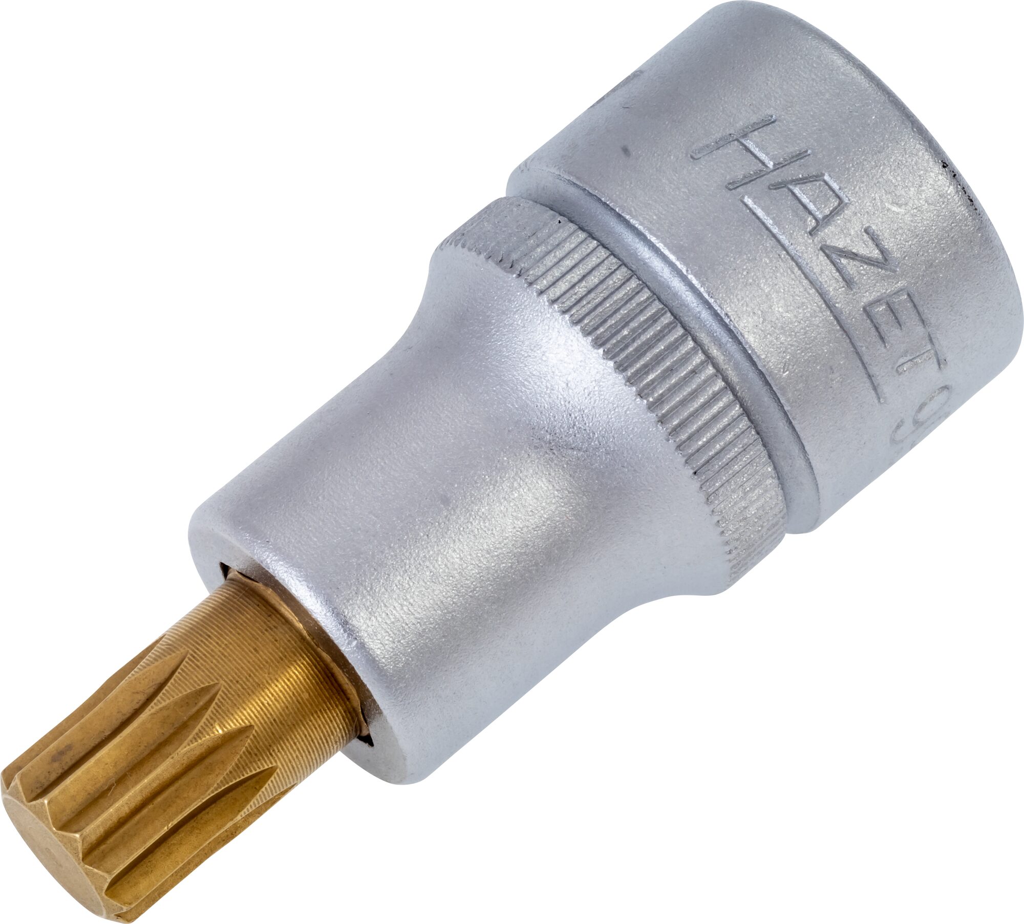 HAZET Dopsleutelbit 990-10 · 1/2 inch (12,5 mm) vierkant hol · Binnenveeltandprofiel XZN · SW M10