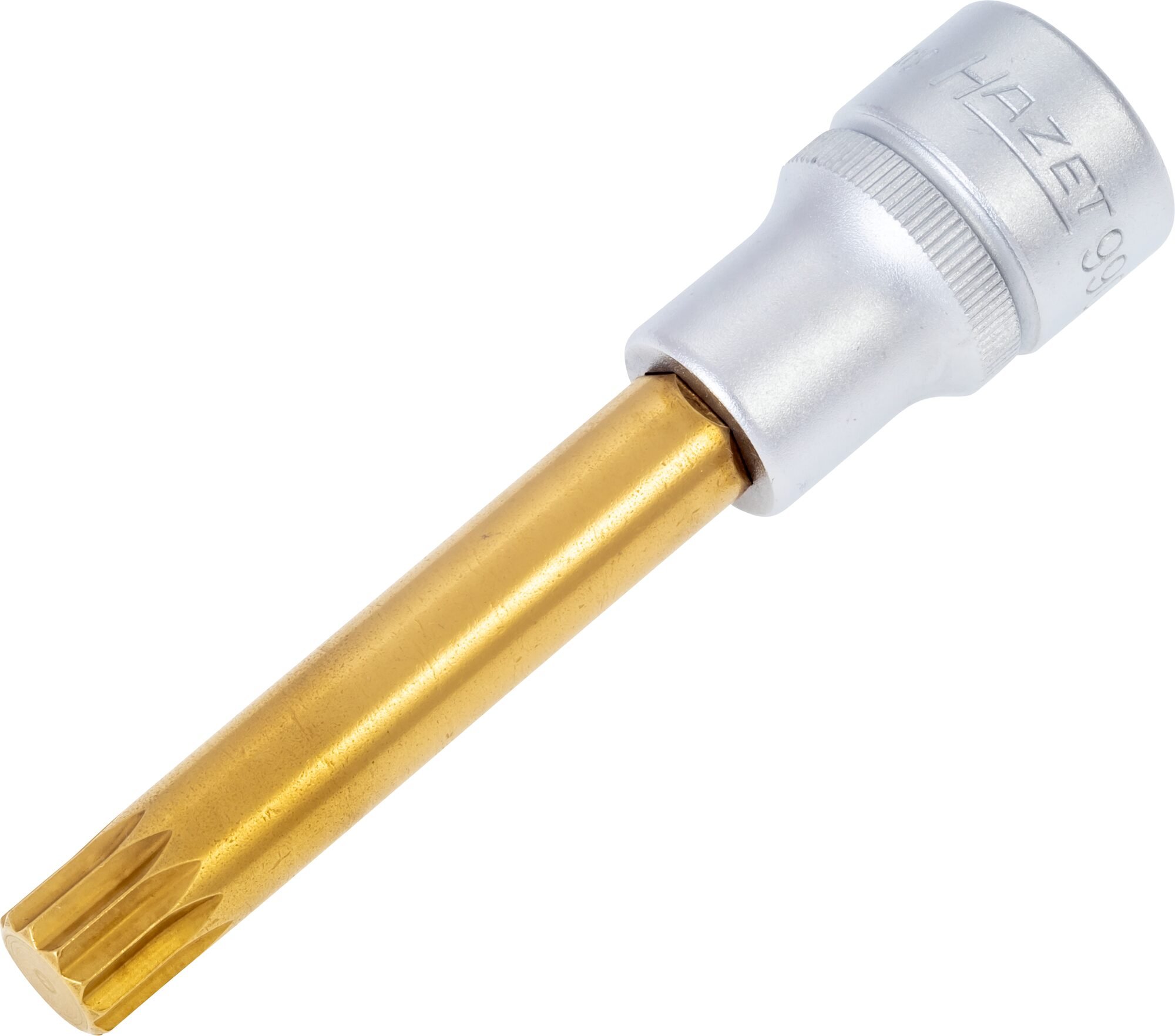 HAZET Dopsleutelbit 990LG-12 · 1/2 inch (12,5 mm) vierkant hol · Binnenveeltandprofiel XZN · SW M12