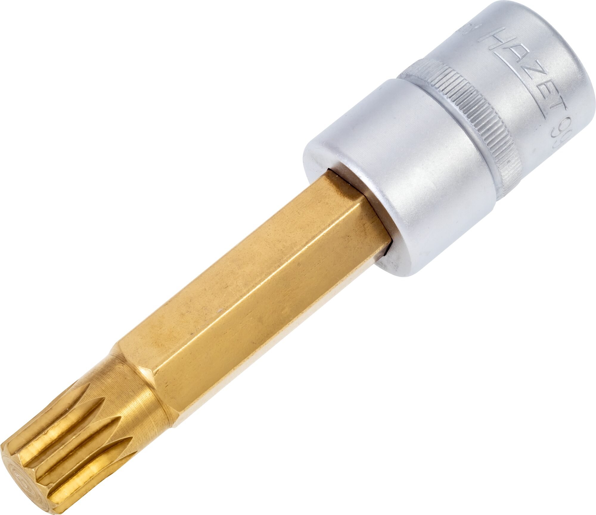 HAZET Dopsleutelbit 990LG-14 · 1/2 inch (12,5 mm) vierkant hol · Binnenveeltandprofiel XZN · SW M14