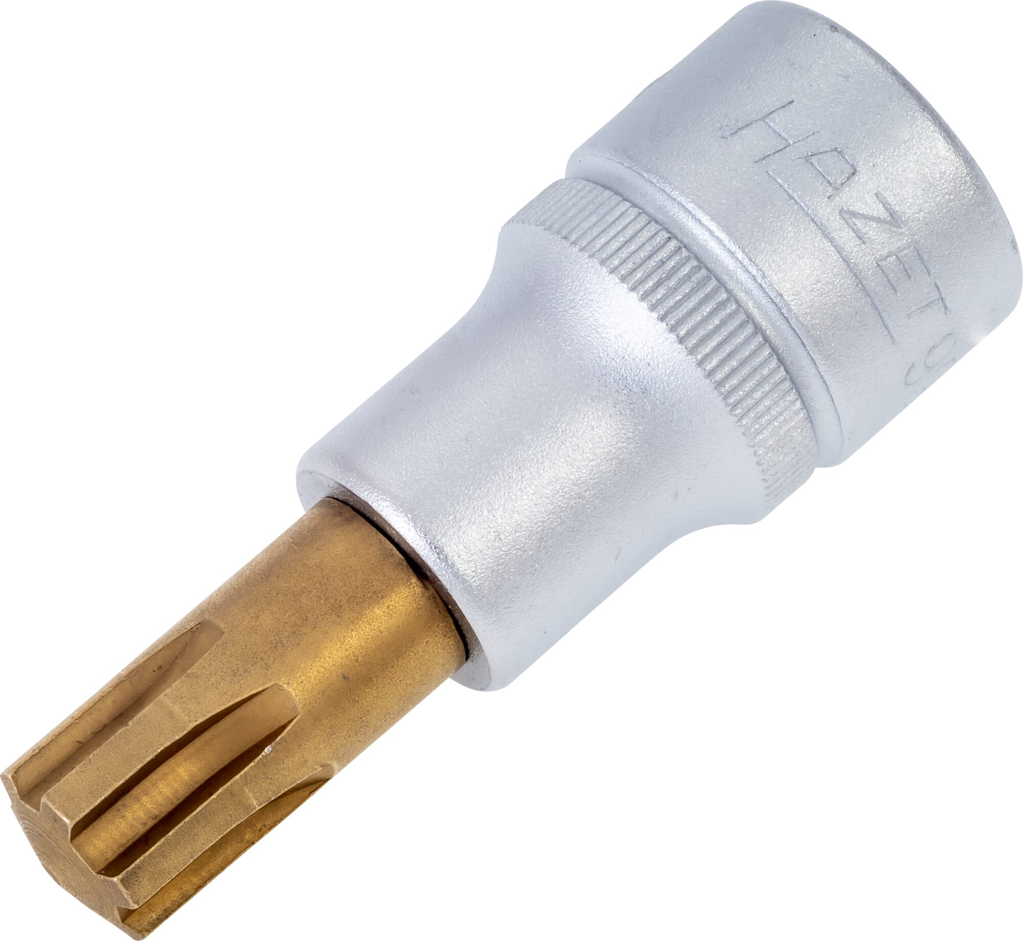 HAZET Dopsleutelbit 991-12 · 1/2 inch (12,5 mm) vierkant hol · Binnenspieprofiel Ribe-CV · SW M12