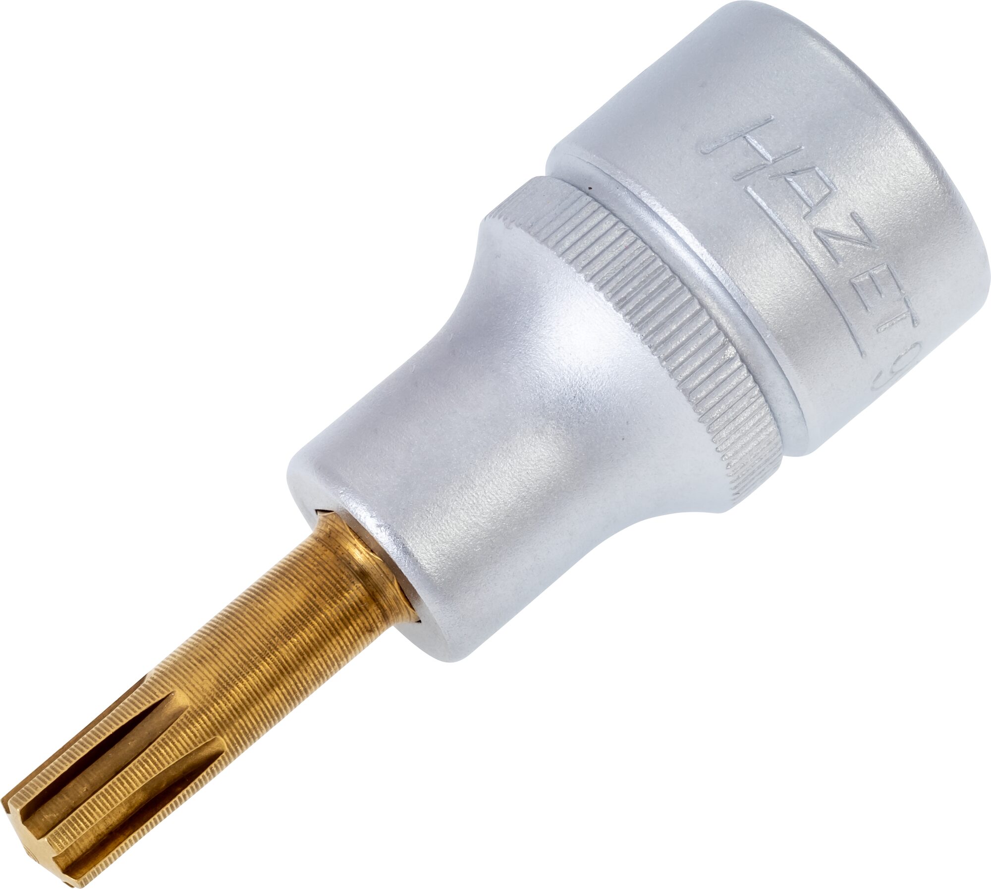 HAZET Dopsleutelbit 991-7 · 1/2 inch (12,5 mm) vierkant hol · Binnenspieprofiel Ribe-CV · SW M7