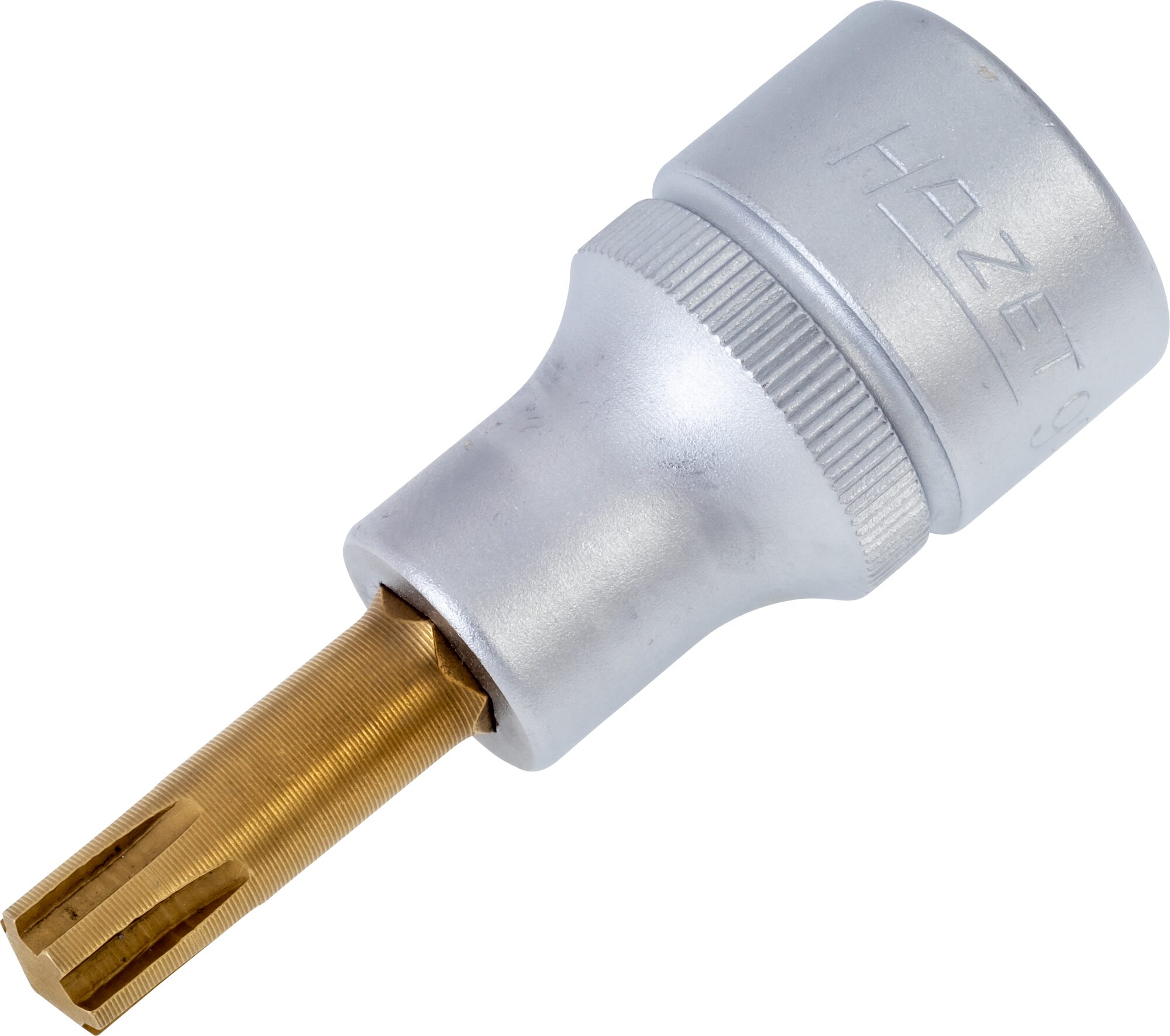 HAZET Dopsleutelbit 991-8 · 1/2 inch (12,5 mm) vierkant hol · Binnenspieprofiel Ribe-CV · SW M8