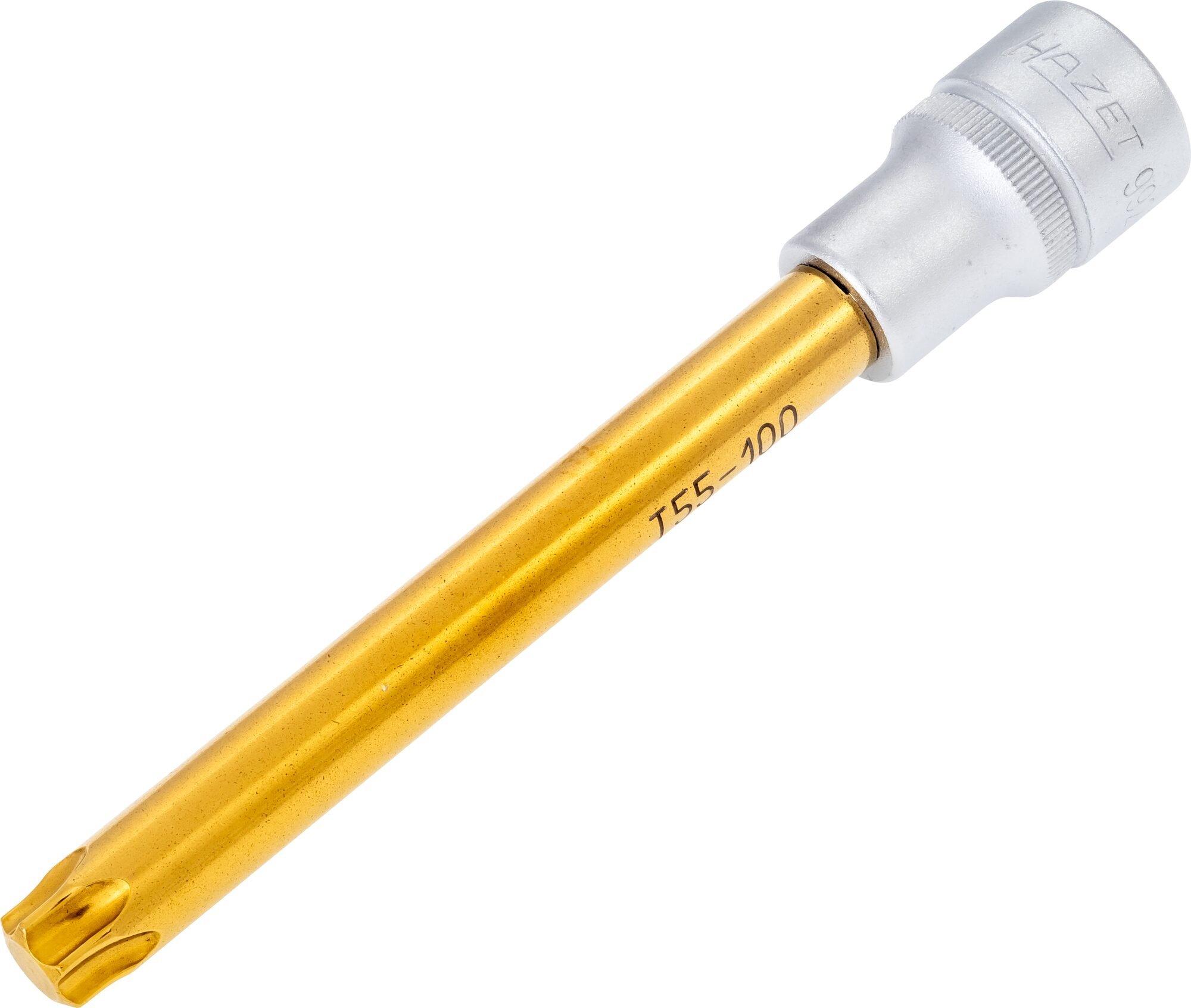 HAZET Dopsleutelbit 992SLG-T55 · 1/2 inch (12,5 mm) vierkant hol · Binnen-TORX®-profiel · SW T55