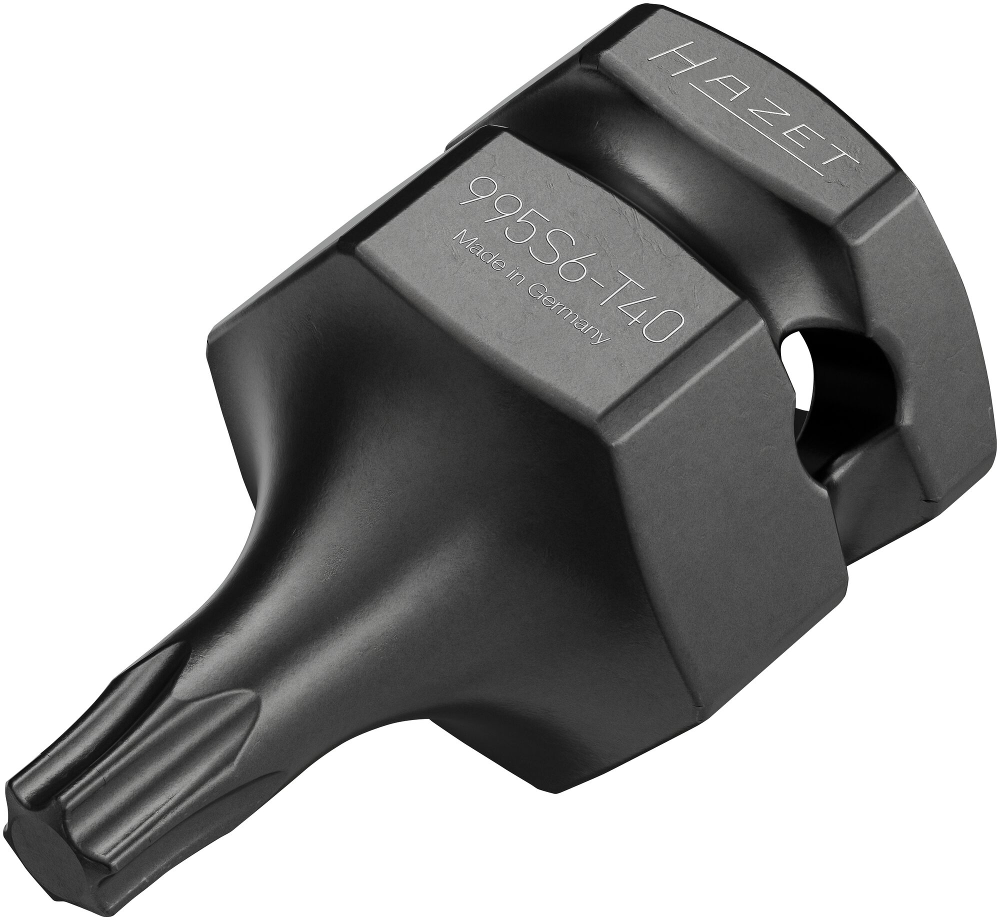 HAZET Krachtdopsleutelbit 995S6-T40 · 1/2 inch (12,5 mm) vierkant hol, 24 mm buitenzeskant · Binnen-TORX®-profiel · SW T40