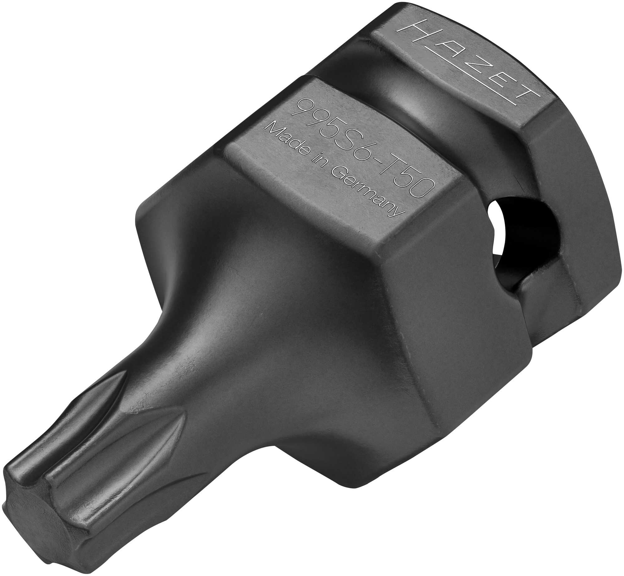 HAZET Krachtdopsleutelbit 995S6-T50 · 1/2 inch (12,5 mm) vierkant hol, 24 mm buitenzeskant · Binnen-TORX®-profiel · SW T50