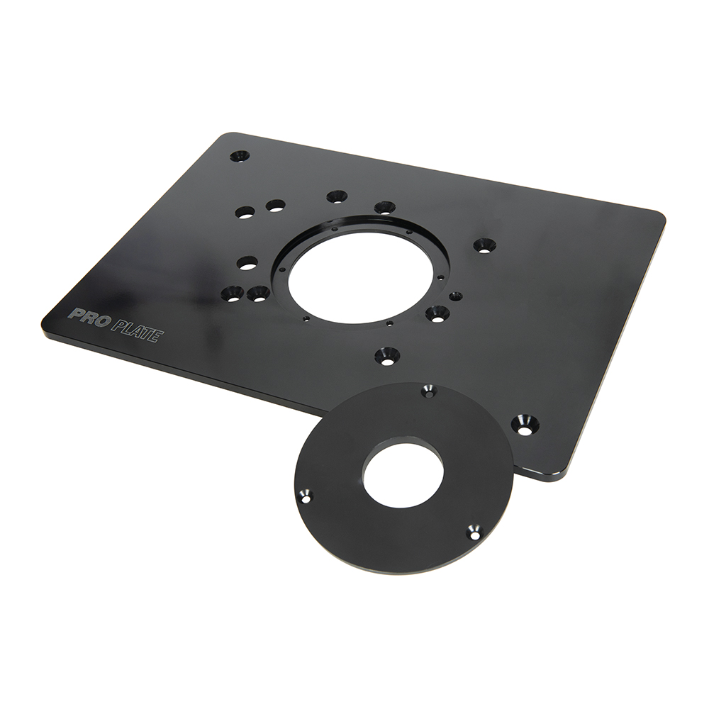 Aluminium pro-freesplaat voor Triton freesmachines 210 x 298 mm