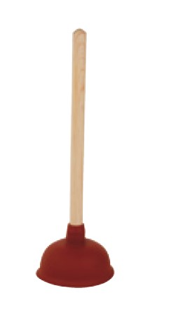 Kirchhoff Uitloopreiniger met houten handvat, Ø 140 mm - 99908200