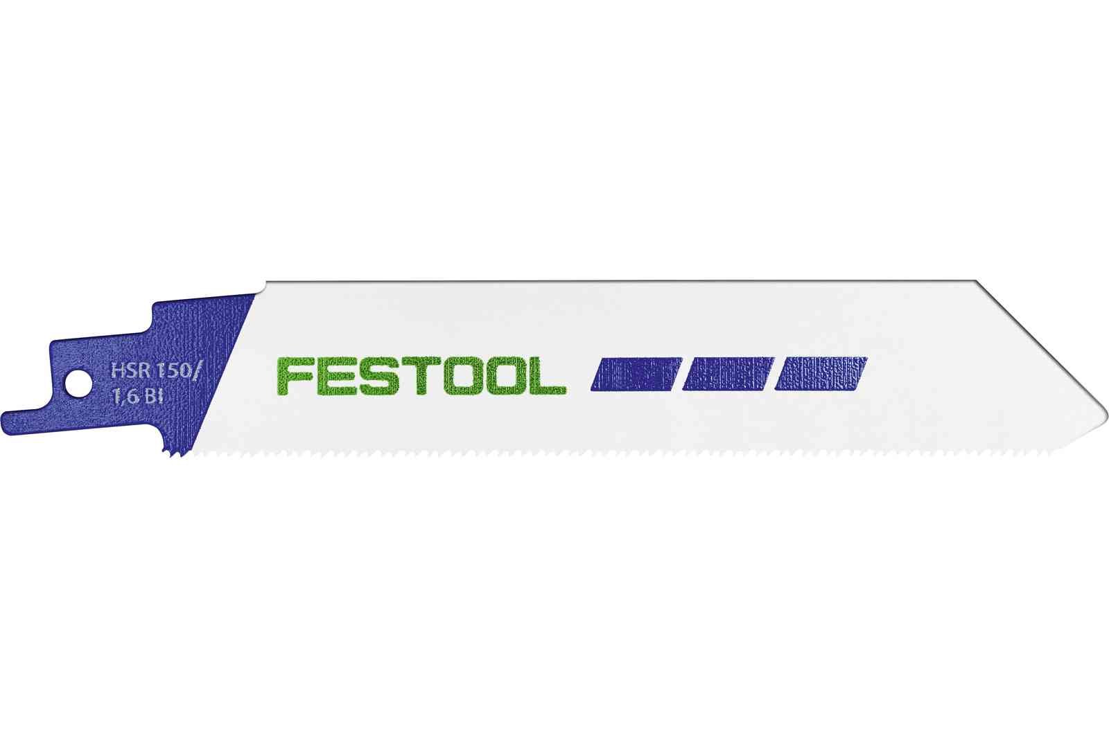 Festool Accessoires Reciprozaagblad HSR 150/1,6 BI/5 METAL STEEL/STAINLESS STEEL - 577489