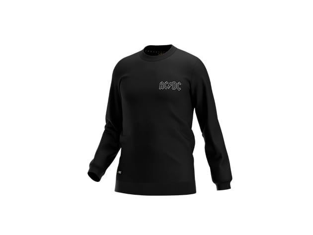 Safety Jogger ACDC Crewneck Sweater | Zwart Wit | Maat XXL WI0800XXL