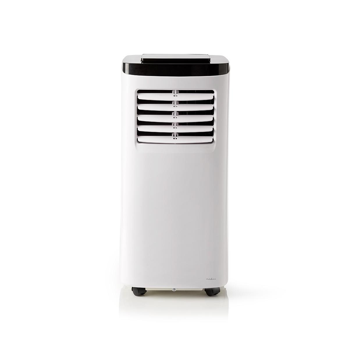Nedis Mobiele Airconditioner | 7000 BTU | 60 m³ | 2-Snelheden | Afstandsbediening | Uitschakeltimer | Wit - ACMB1WT7