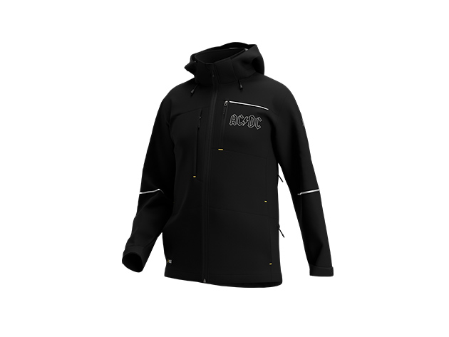 Safety Jogger ACDC Softshell Jas | Zwart Wit | Maat XXL WI1300XXL