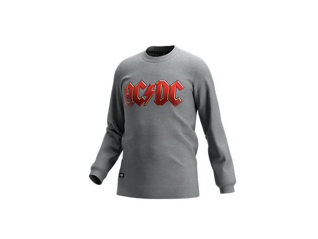 Safety Jogger ACDC Crewneck X Sweater | Lichtgrijs Rood | Maat XXL WI0916XXL