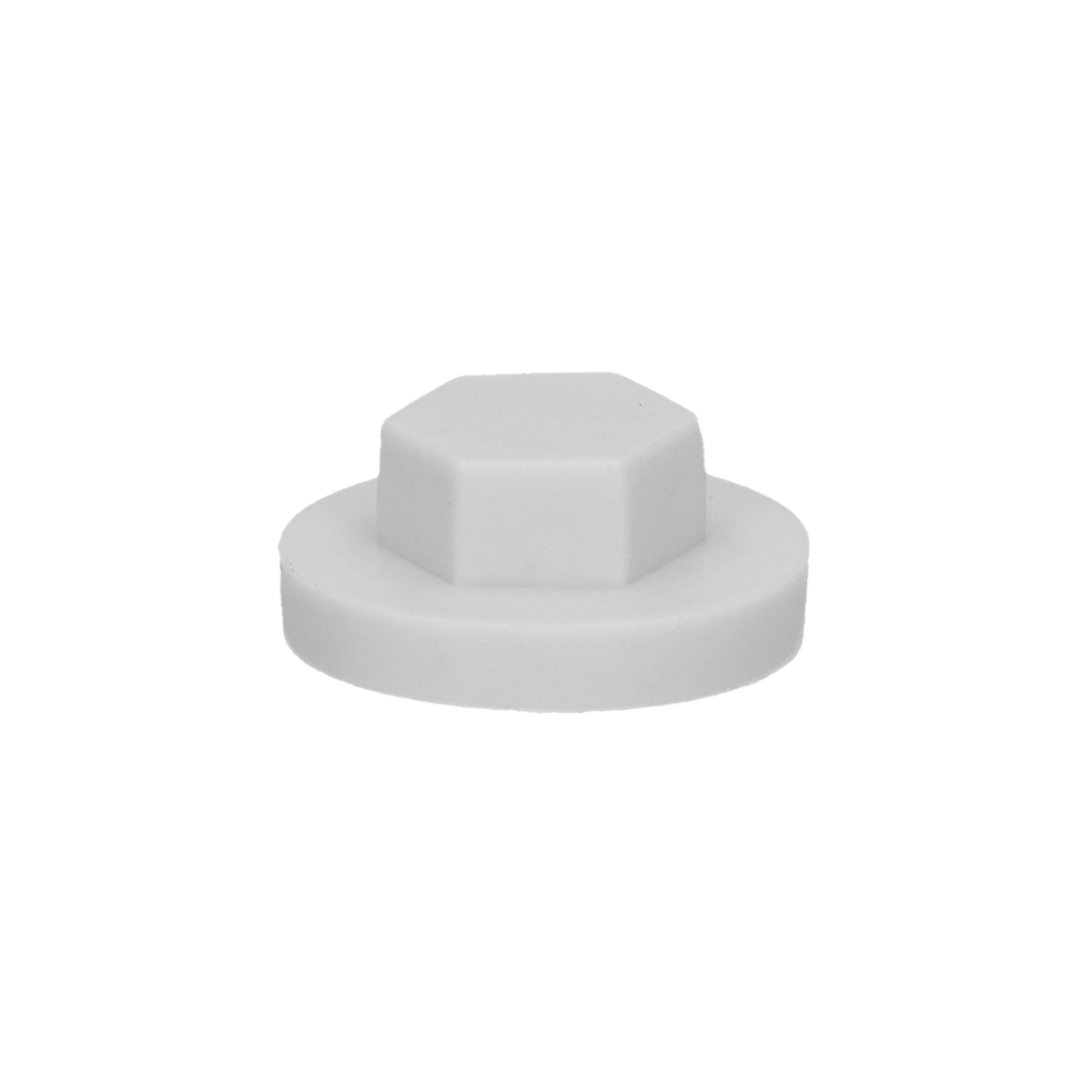 pgb-Europe PGB-FASTENERS | Afdekkap zeskant SW 3/8" (19mm) R9003 0AFD06N00001990035