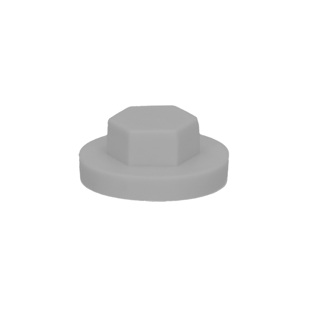 pgb-Europe PGB-FASTENERS | Afdekkap zeskant SW 3/8" (19mm) R9006 0AFD06N00001990065