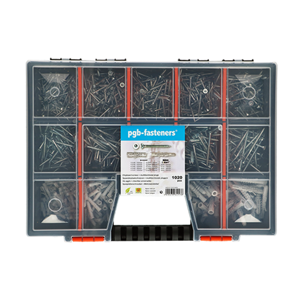 pgb-Europe SMART | Assortimentdoos schroef+pluggen 1070dlg - SM0ASSN000803