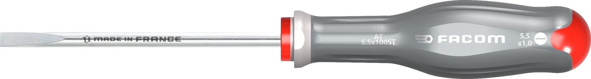 Facom Schroevendraaier Protwist Sleuf 5.5X100 Inox - AT5.5X100ST - AT5.5X100ST