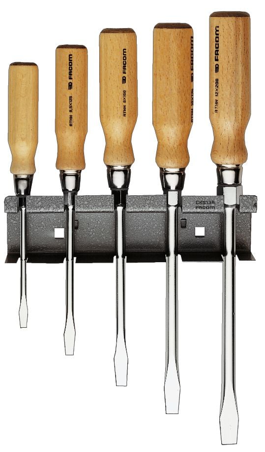 Facom sets schroevendraaiers met houten heft - AJT.2