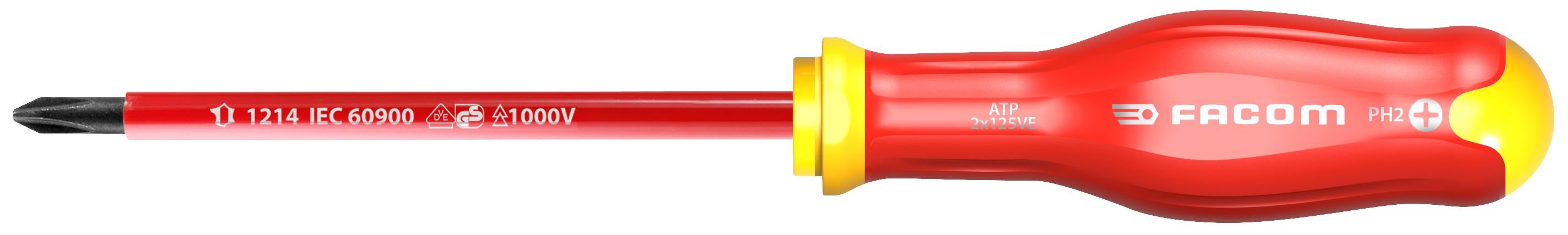 Facom Schroevendraaier Protwist Ph1X100 Geïsoleerd 1000V - ATP1X100VE - ATP1X100VE