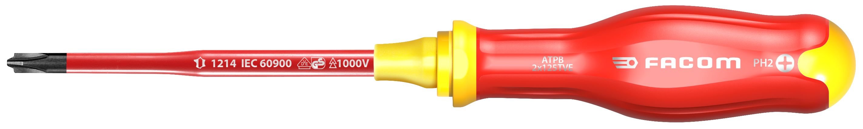 Facom Schroevendraaier Protwist Phb-2X125 Geïsoleerd 1000V-Slim - ATPB2X125TVE - ATPB2X125TVE