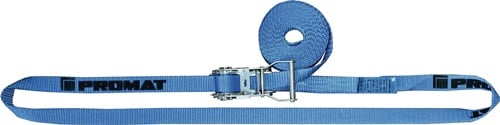 Promat Sjorband | DIN EN 12195-2 | lengte 4 m breedte 25 mm | met ratel | LC omdr. 1500 daN - 4000365086 4000365086