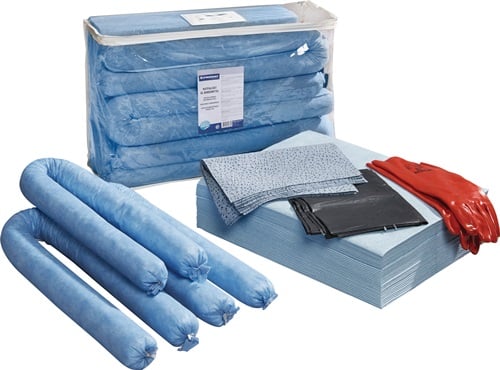 Promat Noodset olie | inhoud 50-delig | met handschoenen | bindt tot max. 50 l - 4000369667 4000369667