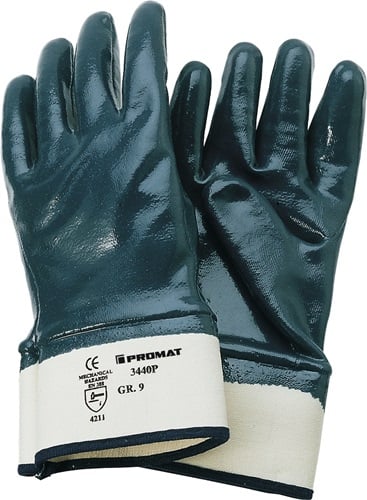 Promat Handschoen | Neckar | maat 10 blauw | volledige nitrilcoating | EN 388 PSA-categorie II - 4000371277 4000371277