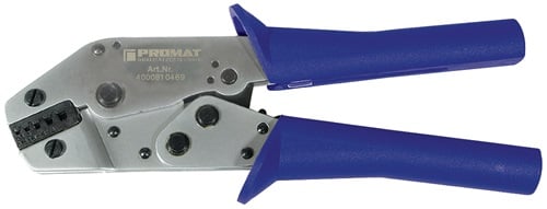 Promat Adereindhulskrimptang | totale lengte 205 mm | 0,5-6 (AWG 20-10) mm² | kunststof hoezen - 4000810469 4000810469