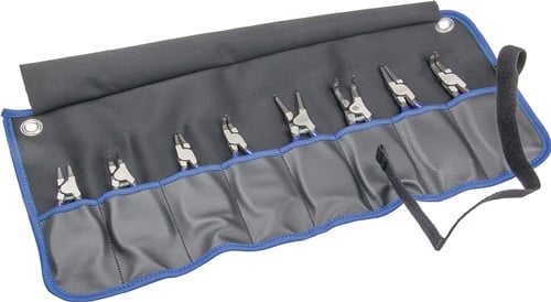 Promat Set borgringtangen | 8-delig | 10-60 mm - 4000810631 - 4000810631