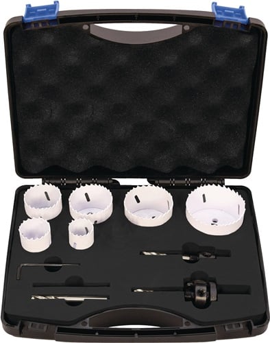 Promat Gatenzagenset | 10-delig 22-68 mm | snijdiepte 38 mm bimetaal - 4000814643 4000814643