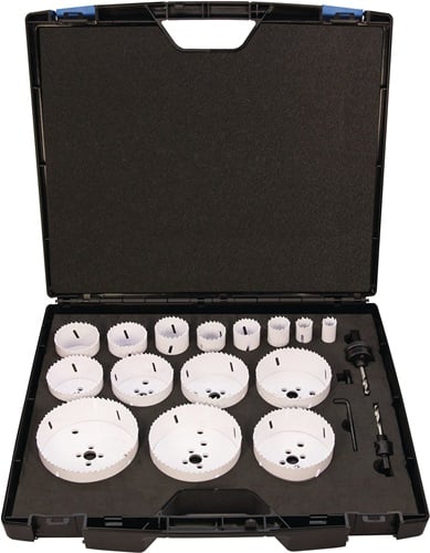 Promat Gatenzagenset | 17-delig 19-114 mm | snijdiepte 38 mm bimetaal - 4000814647 - 4000814647