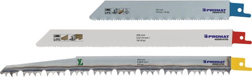 Promat/Tecwerk Set reciprozaagbladen | universele | 3-delig - 4000814875