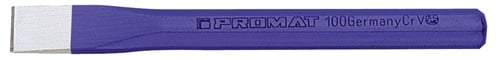 Promat Tegelbeitel | schachtdwarsdoorsnede 8 mm | 10 mm 100 mm | chroom-vanadiumstaal - 4000817170 - 4000817170