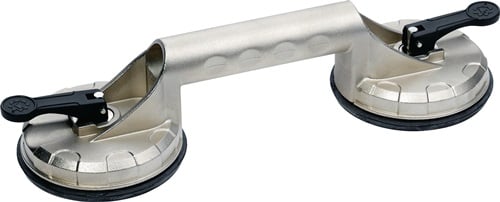 Promat Zuignaphandvat | PROMAT | | draagvermogen 80 kg hoofd-d. 118 mm | 2 koppen aluminium - 4000817218 - 4000817218