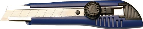 Promat Afbreekmes | lemmetbreedte 18 mm lengte 167 mm | met blokkeerwieltje kunststof - 4000817752 - 4000817752