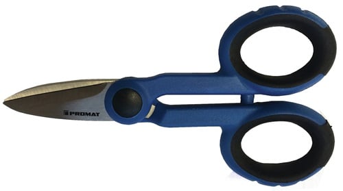 Promat Elektriciens-/ambachtsschaar | lengte 140 mm | 2C-kunststof - 4000817802 4000817802